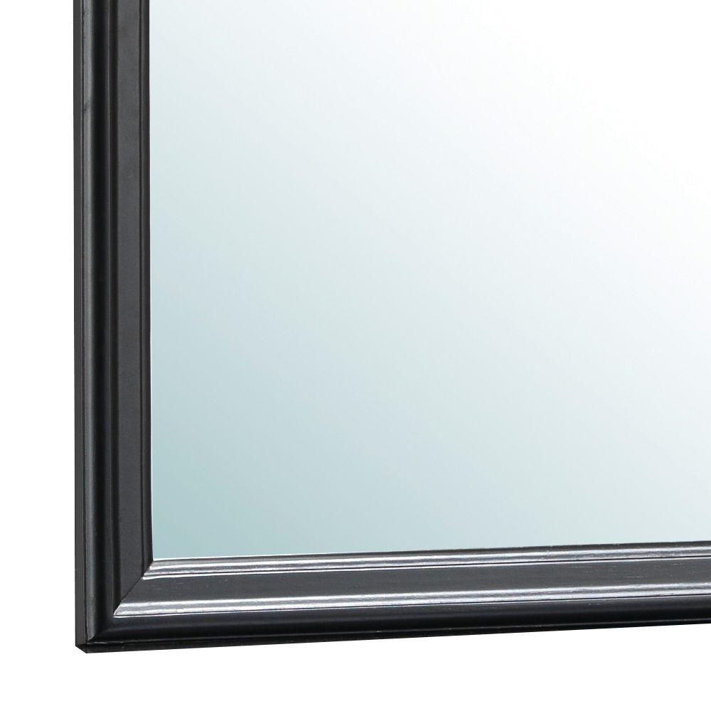 Elegant Traditional Wall Mirror - Black