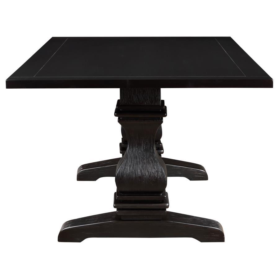Parkins - Rectangular Dining Table - Rustic Espresso
