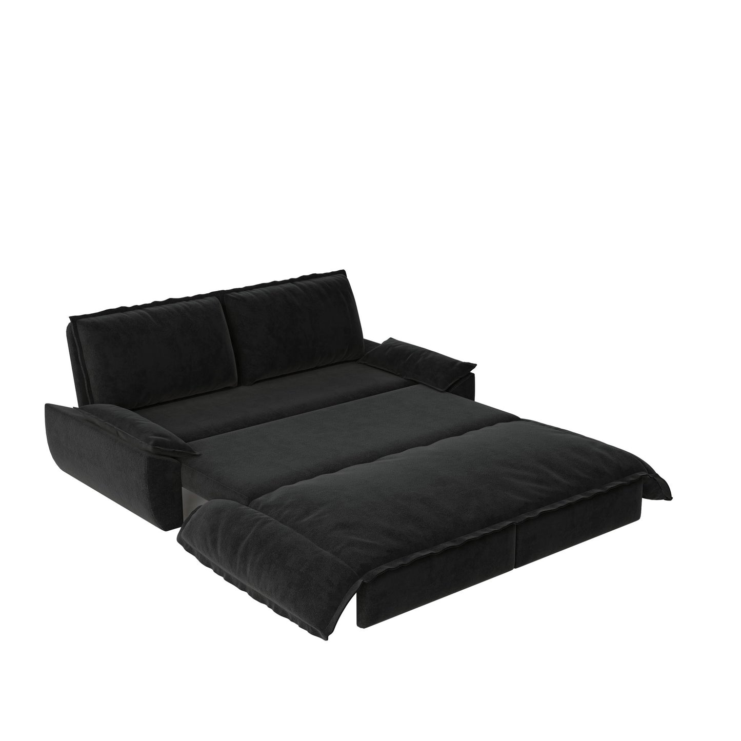 Pull Out Sleeper Sofa Bed, 3 In 1 Multi Functional