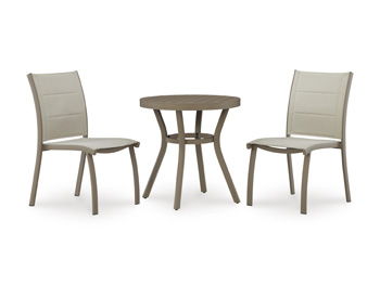 Moonlight Beach - Chairs With Table Set (Set of 3) - Beige