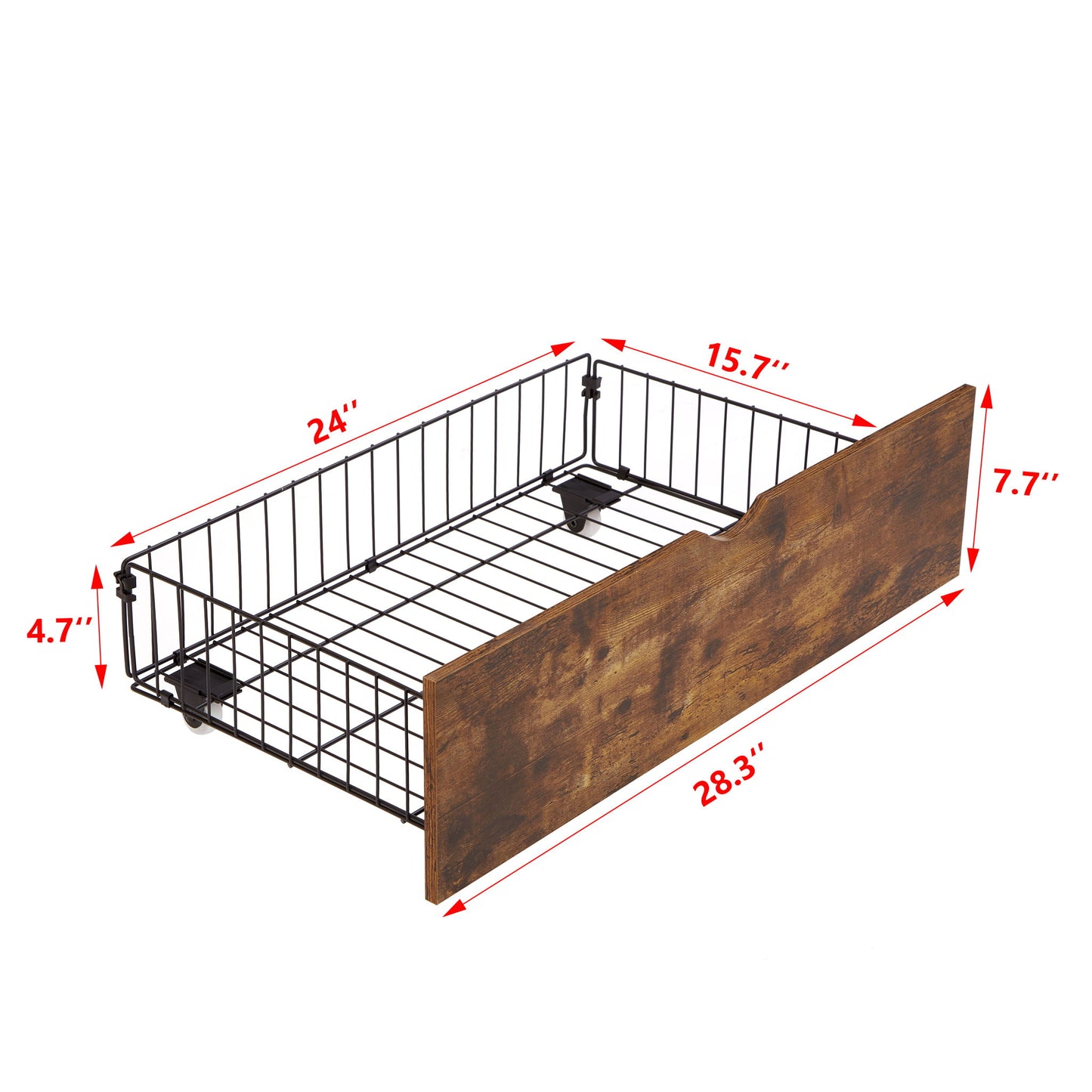 Modern Design Under Bed Drawers With Wheels For Easy Storage
