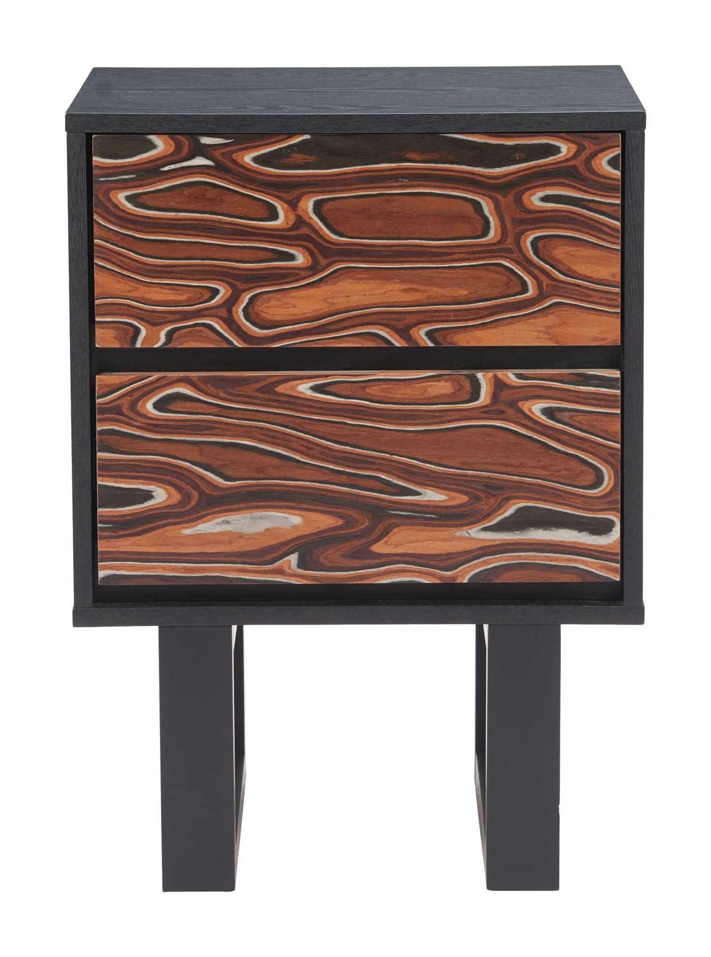 Aremi - Nightstand - Brown / Black