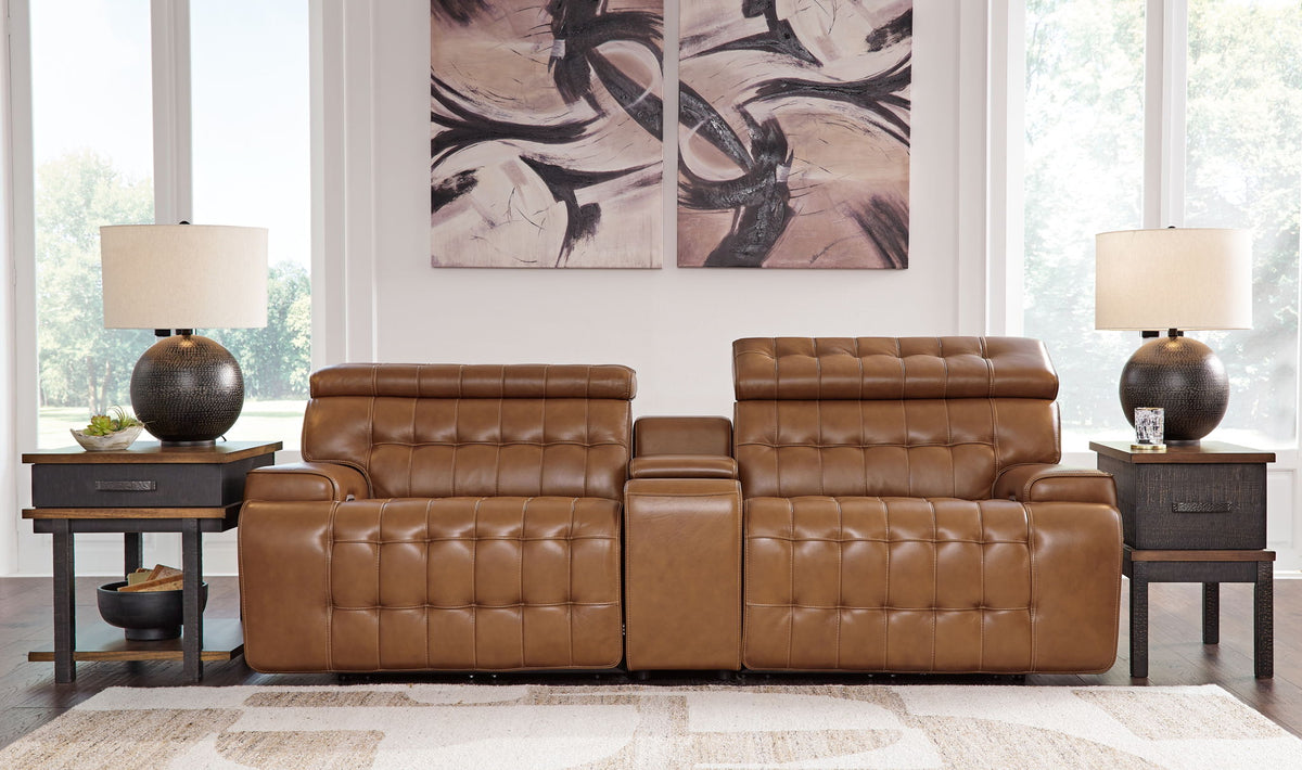 Temmpton - 3 Piece Power Reclining Sectional
