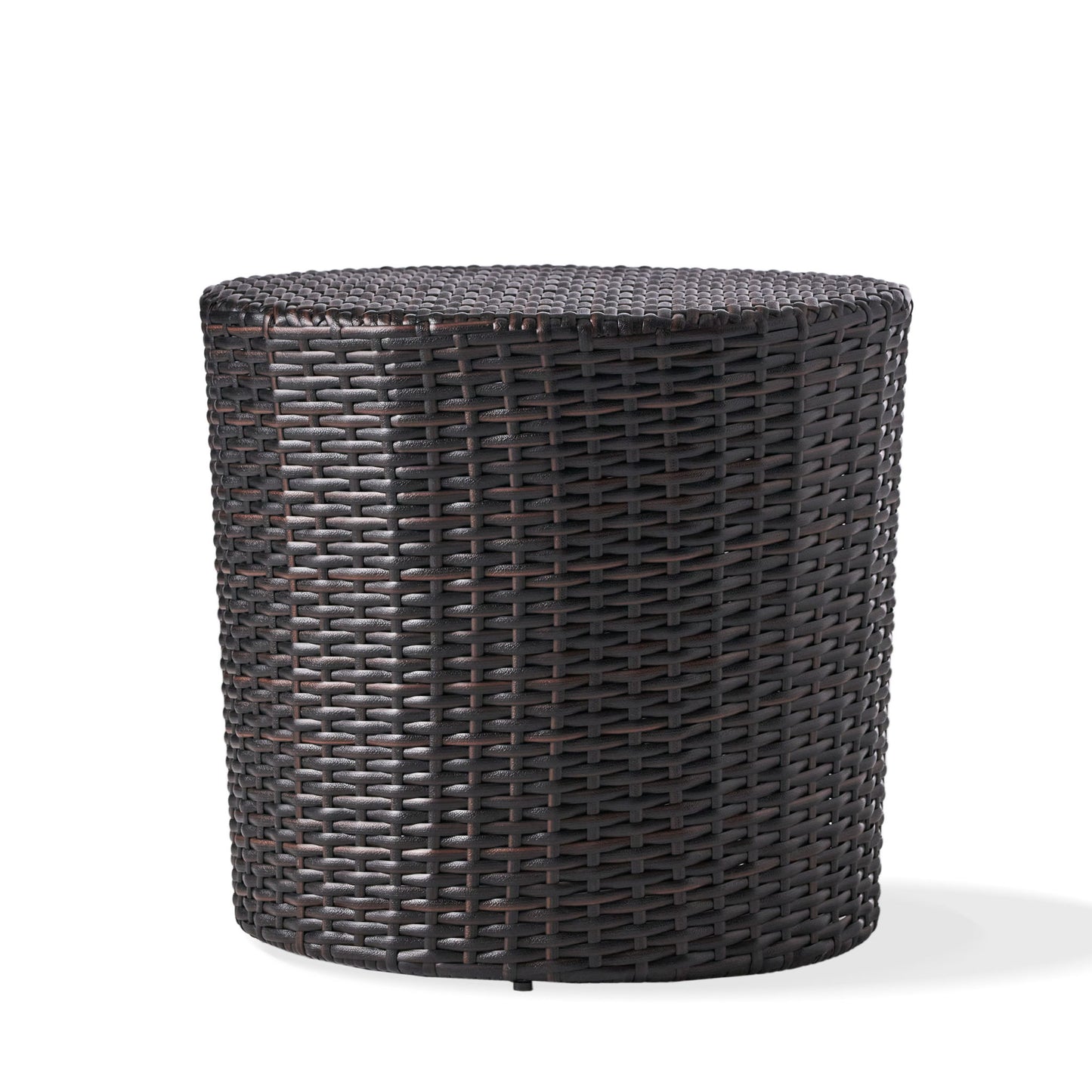 Barrel Side Table With Handcrafted Details