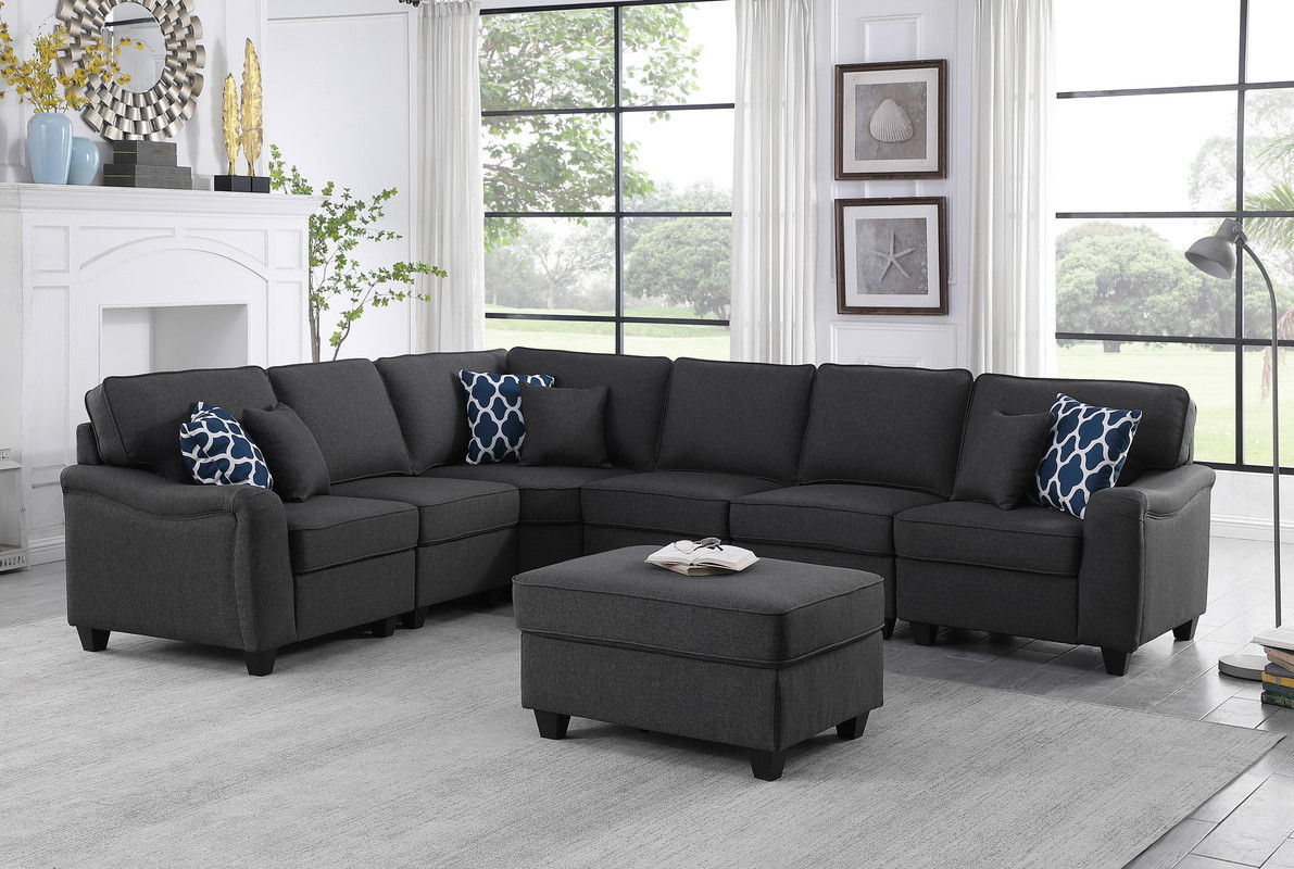 Leo - Comfor Modular Sofa And Ottoman