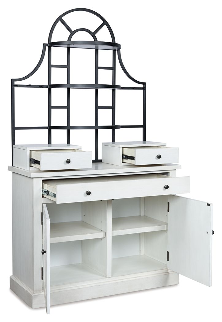 Chadworth - White - Baker's Rack