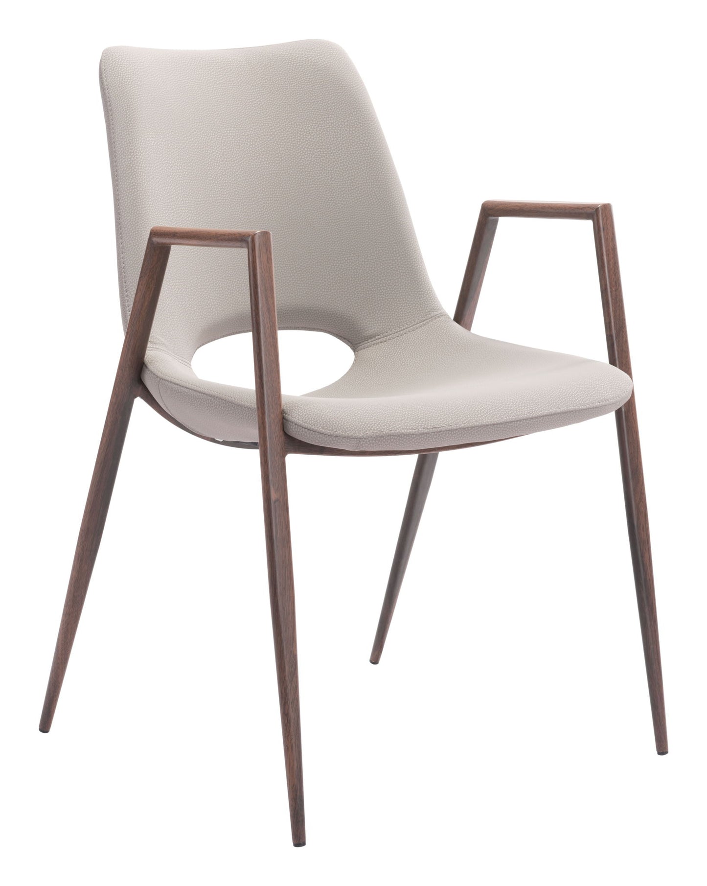 Desi - Dining Chair (Set of 2) Walnut Legs