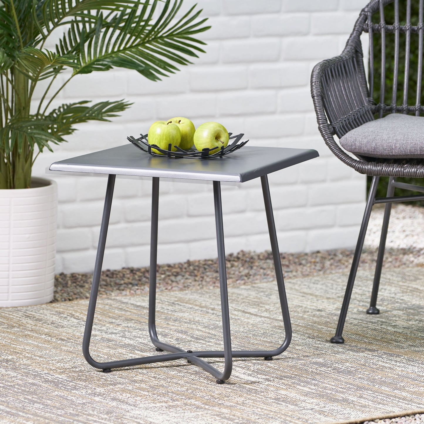 Alder - Side Table - Gray