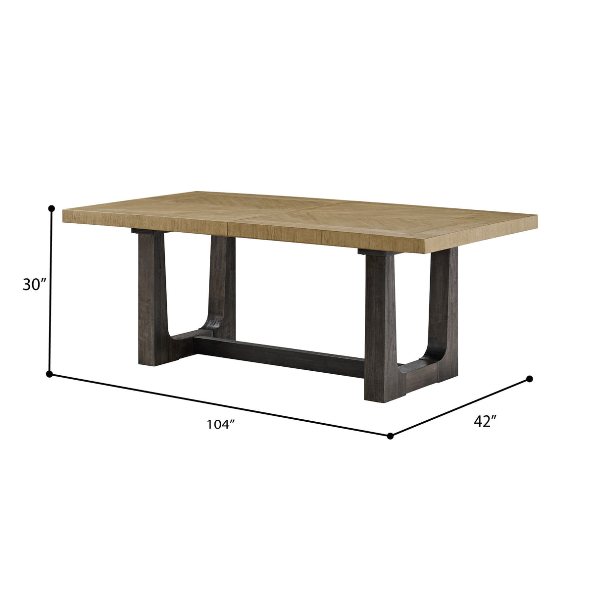 Table With Trestle Base