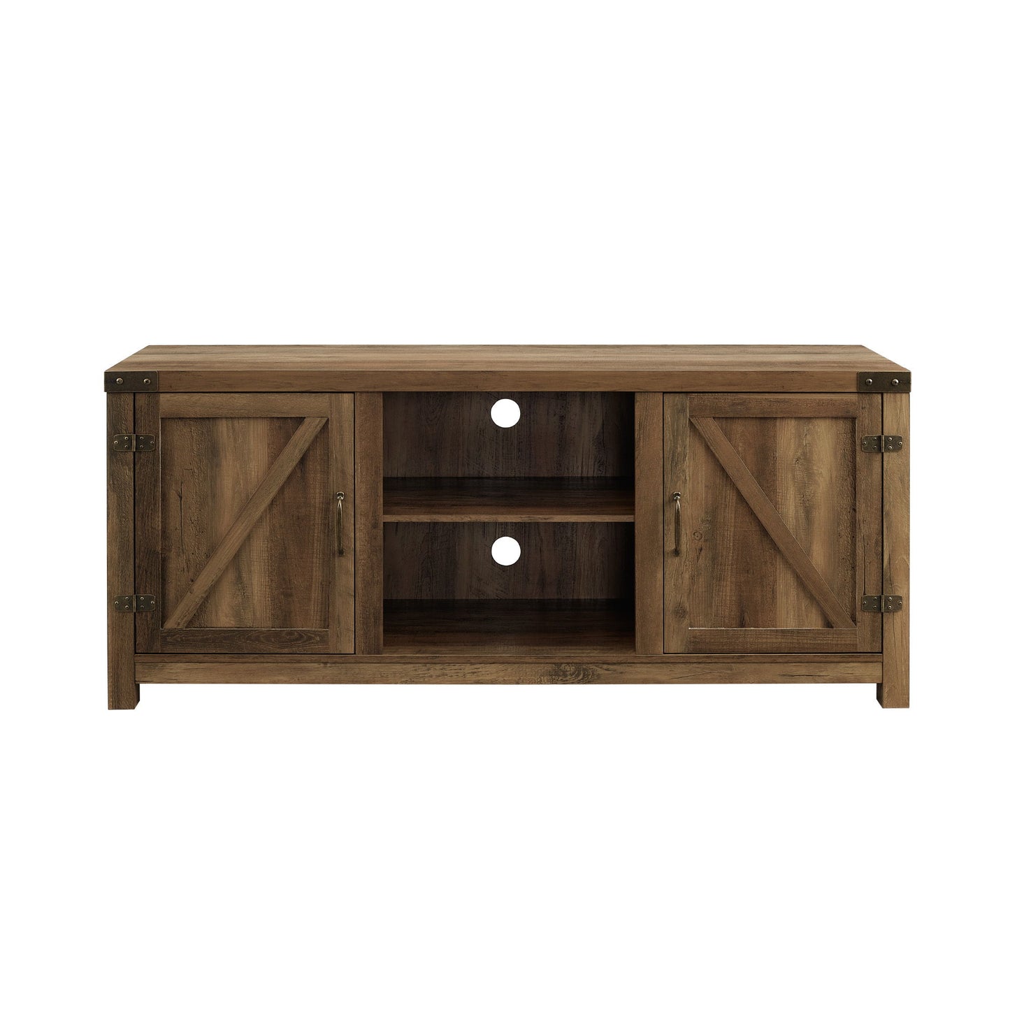 Farmhouse Barn Door TV Stand For TVs Up To 65"