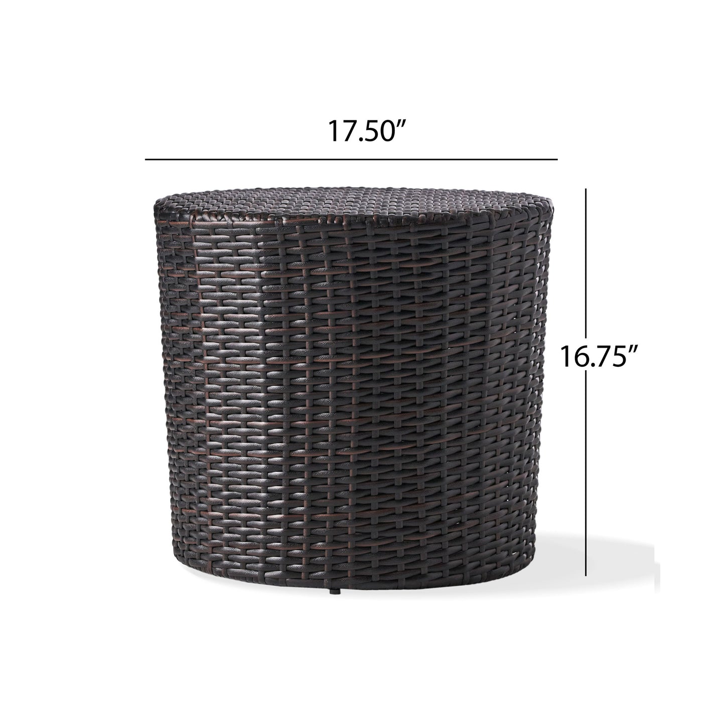 Barrel Side Table With Handcrafted Details