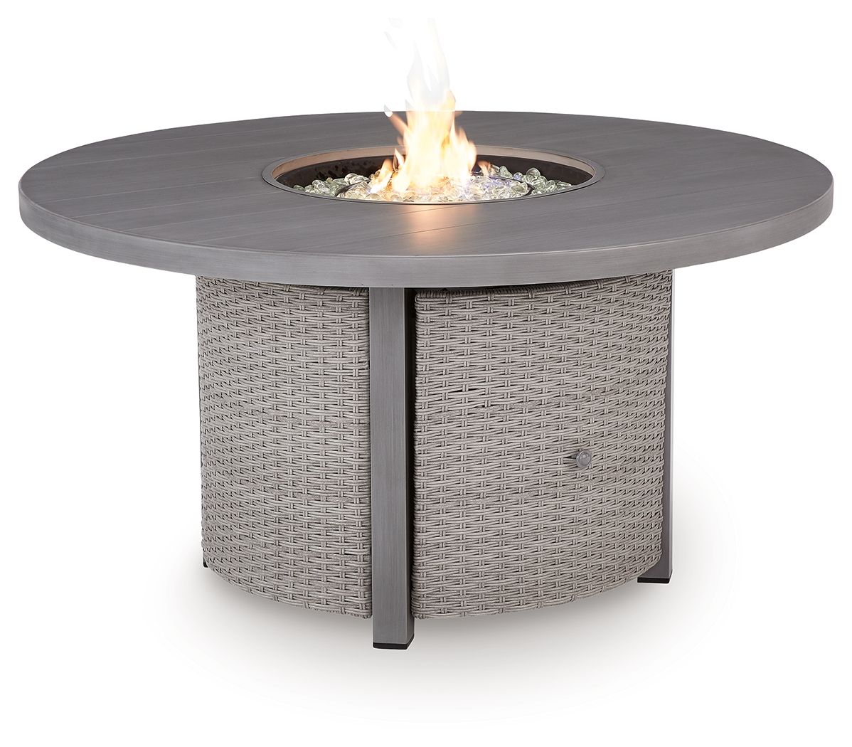 Dillon Beach - Round Fire Pit Table - Gray