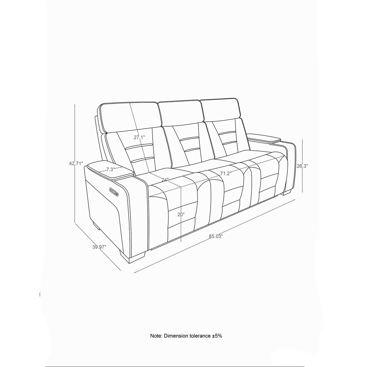 Austin - Power Reclining Set