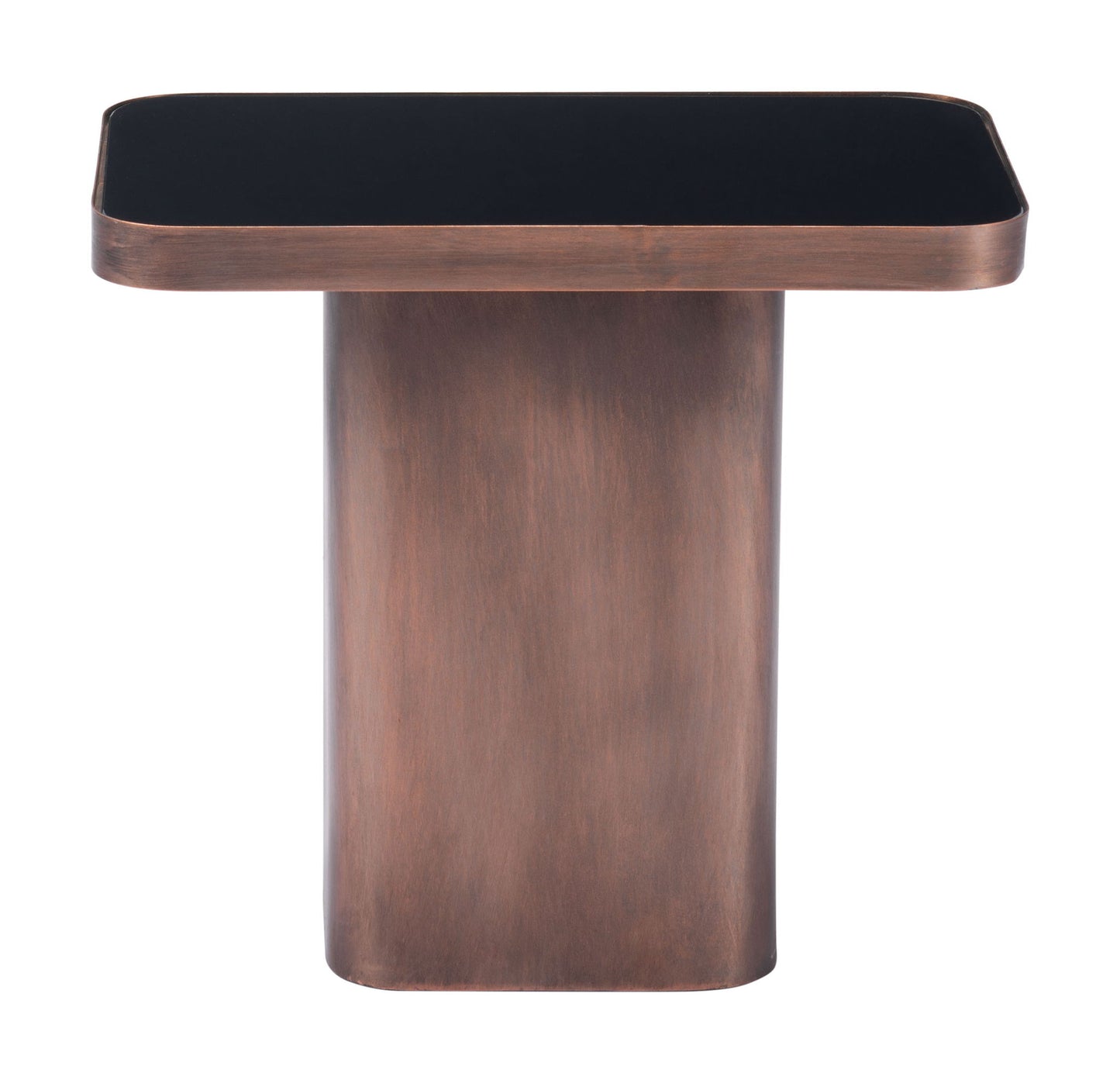 Marcos - Side Table - Black / Antique Bronze