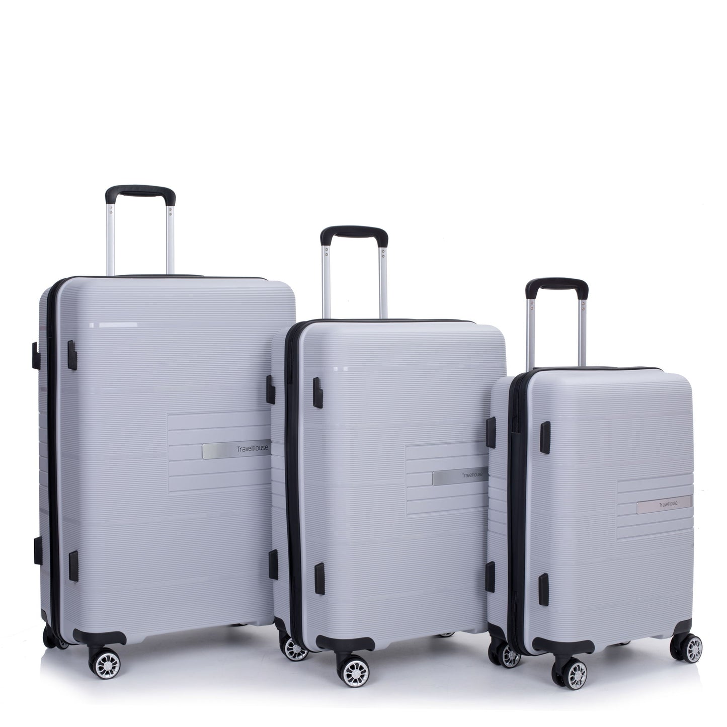 Hardshell Suitcase Double Spinner Wheels Luggage Sets, Lightweight With Tsa Lock, 3 Piece Set