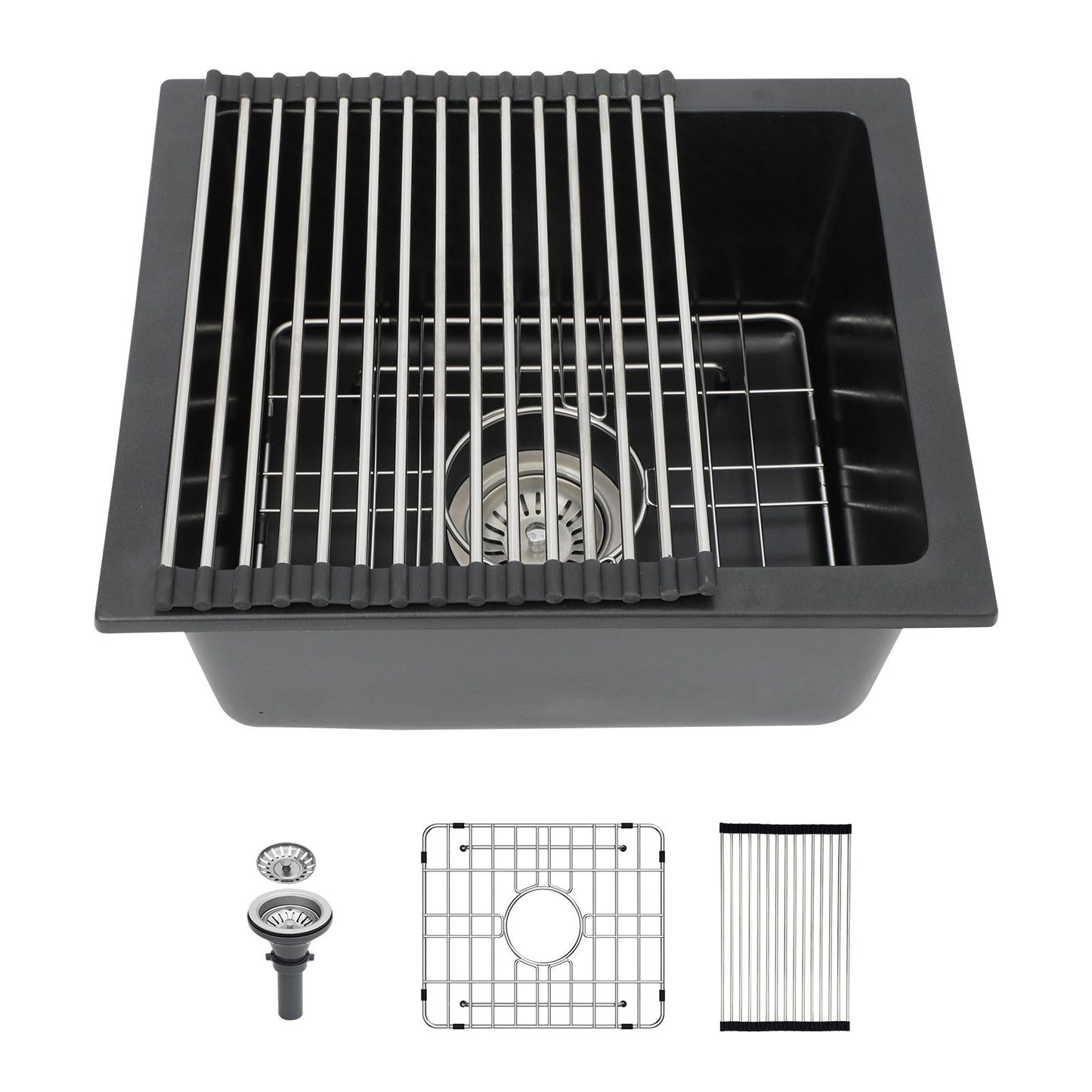 Modern Quartz Kitchen Sink Undermount Granite Composite
