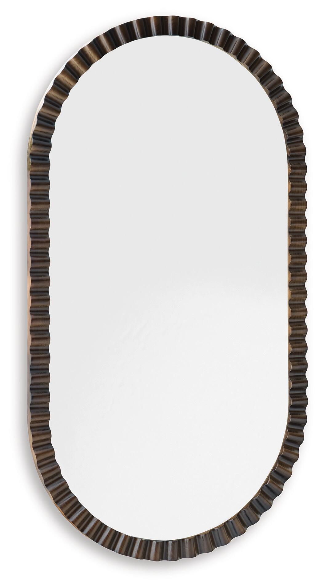 Clorington - Accent Mirror - Dark Brown
