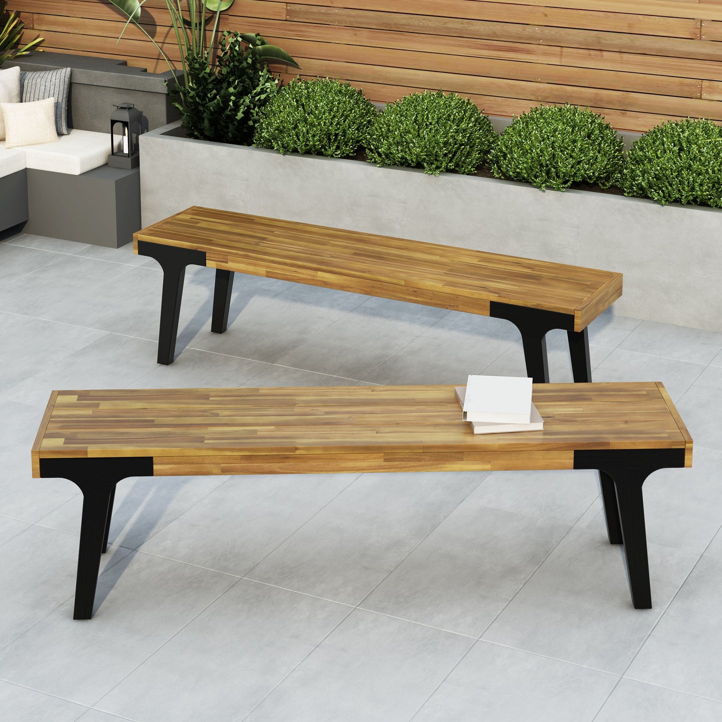 Dining Bench (Set of 2) - Teak