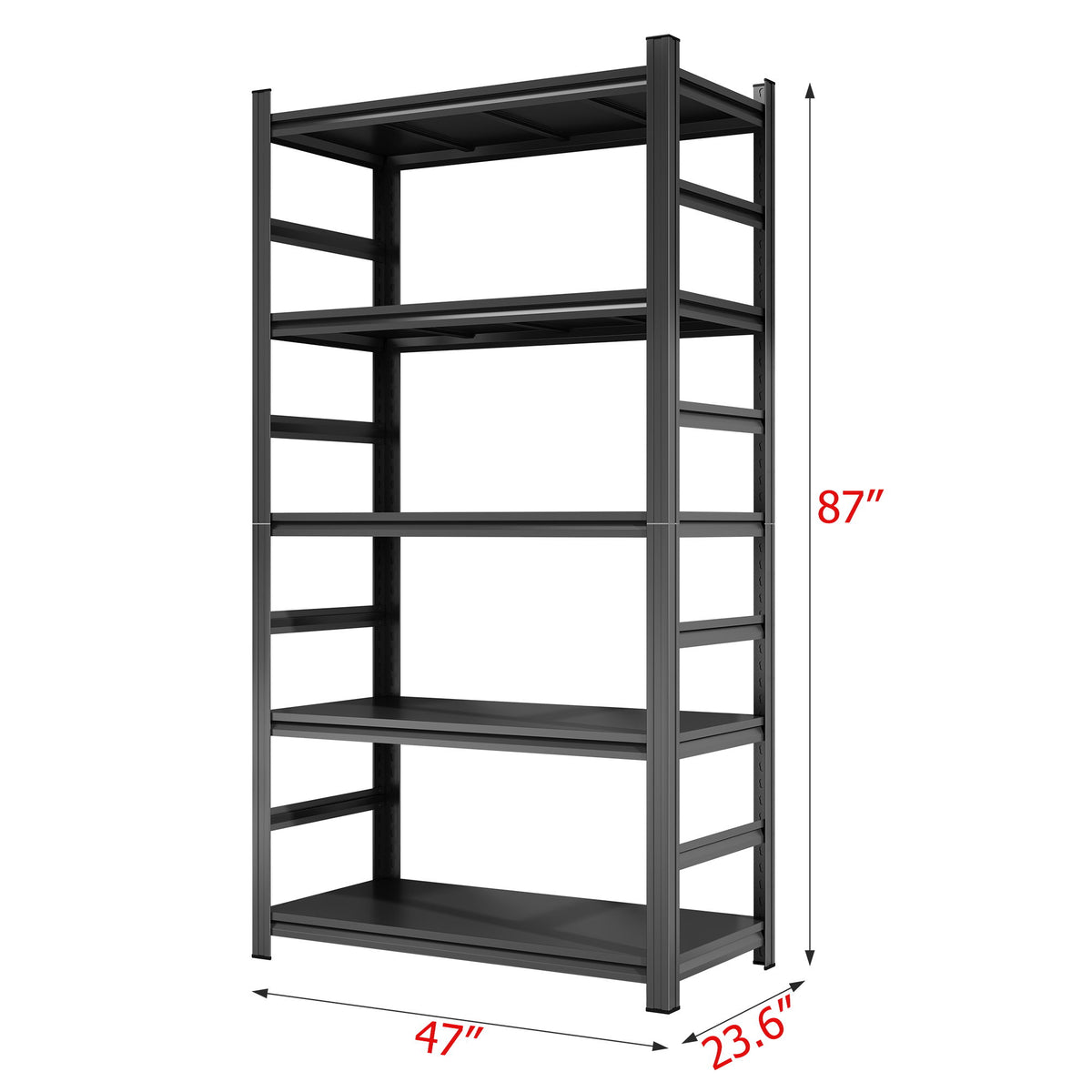 5 Tier Heavy Duty Shelving Unit Adjustable Shelving Units