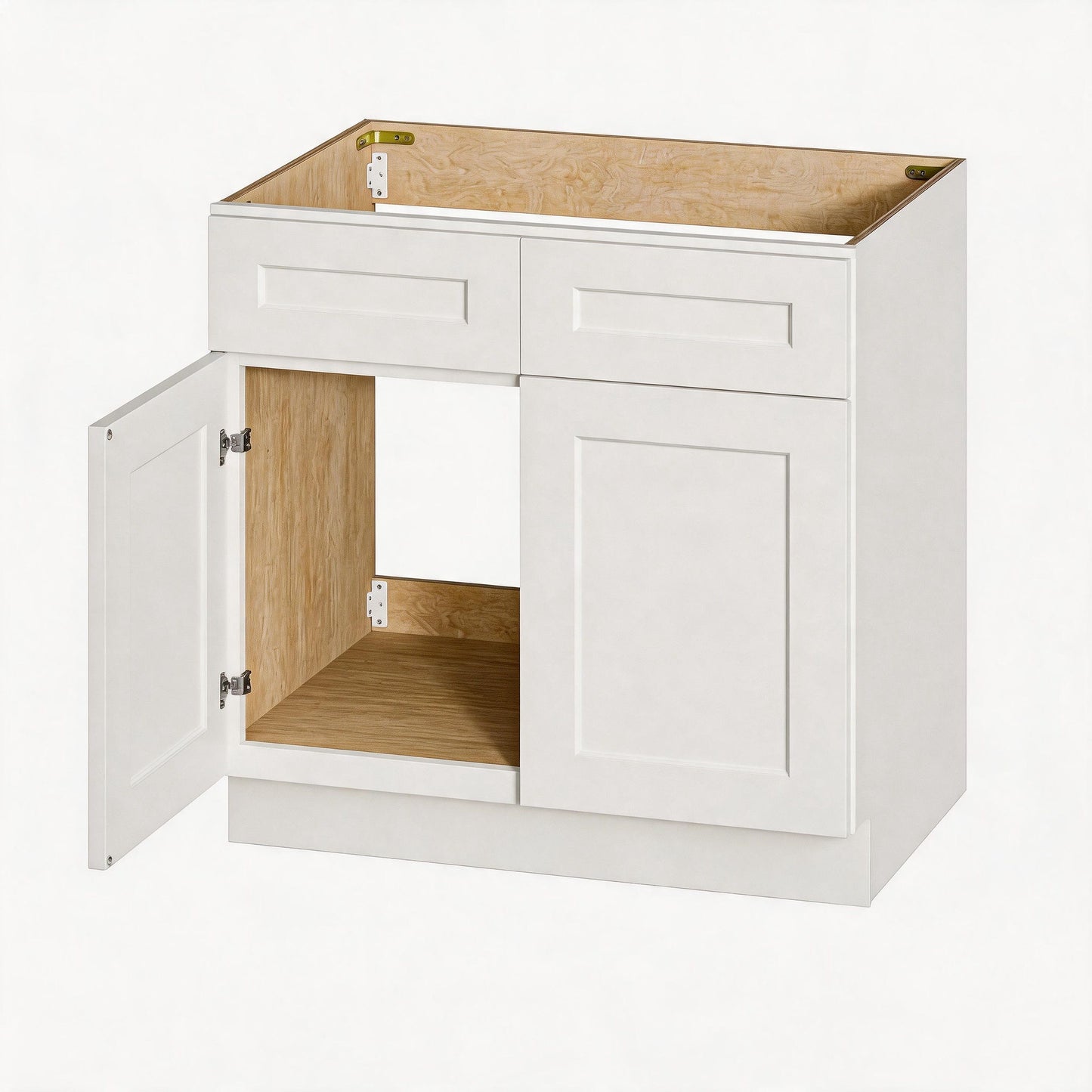 Shaker Base Cabinet With Soft-Close Hinges, Adjustable Shelf