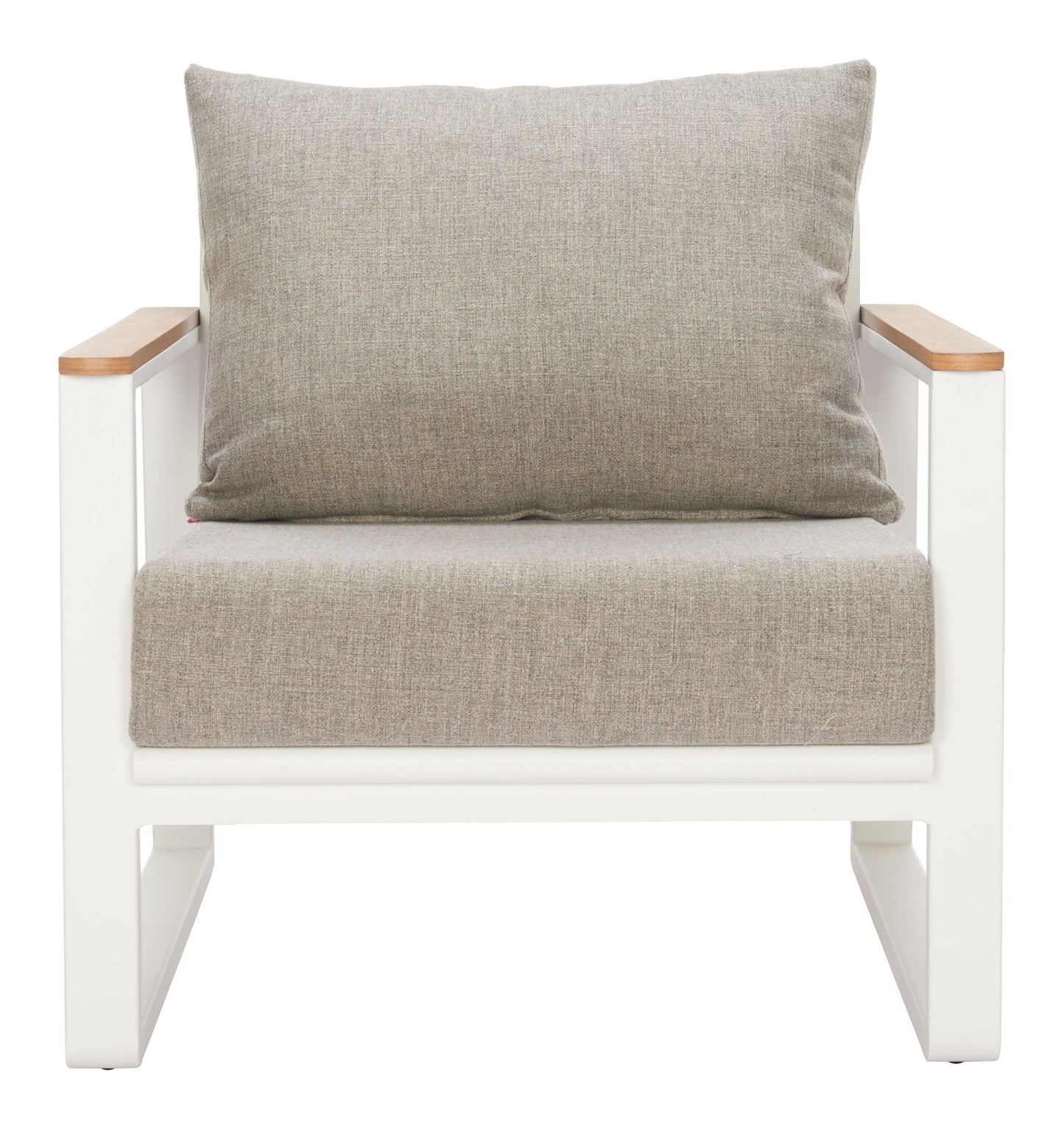 Welt - Outdoor Armchair - Taupe / White