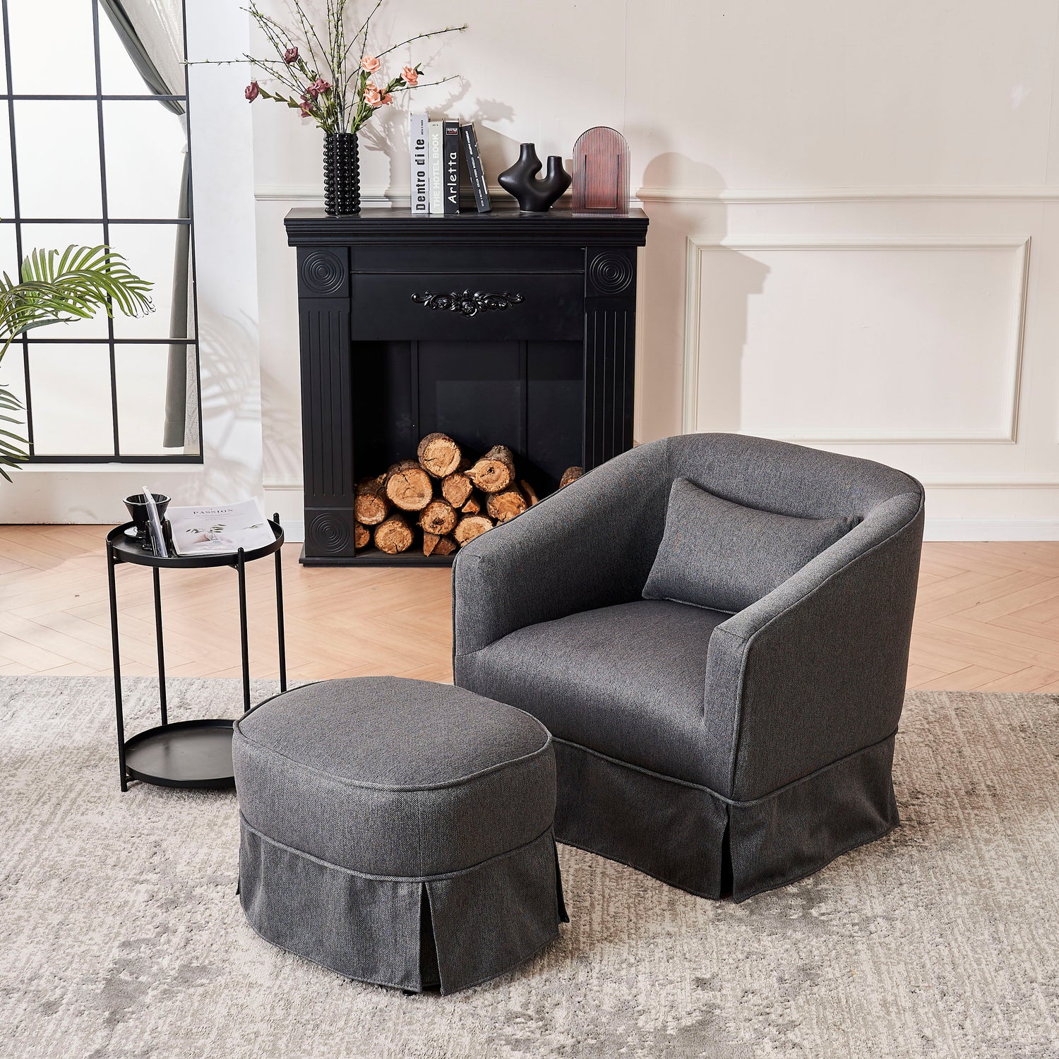 Chair & Ottoman