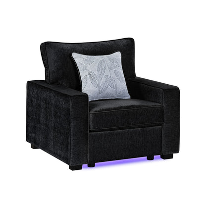Rita - Accent Chair With LED Underlighting