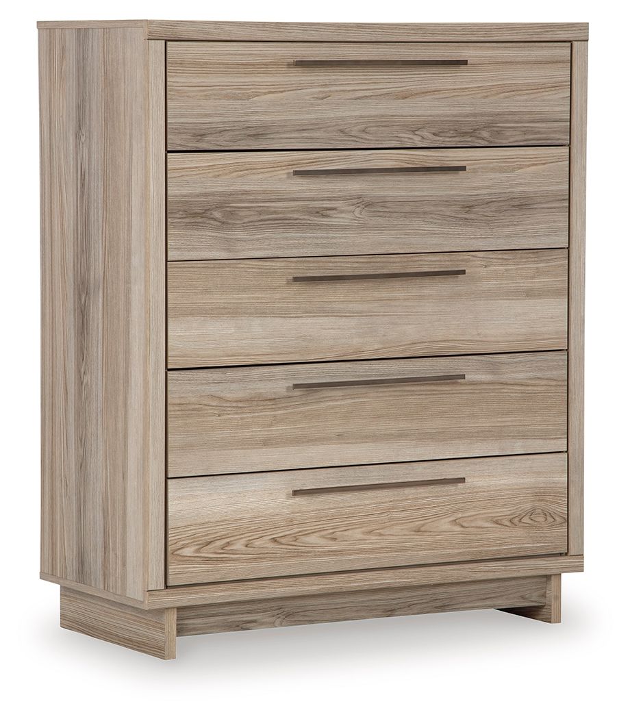 Hasbrick - Tan - Five Drawer Wide Chest