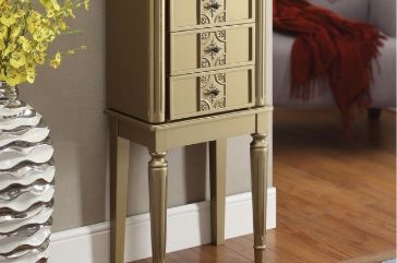 Tammy - Jewelry Armoire - Gold