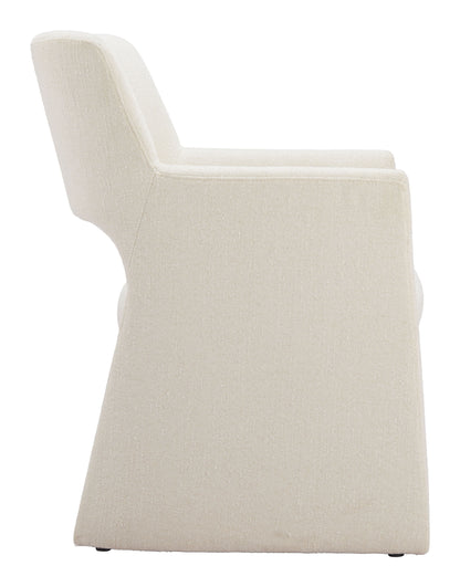 Minet - Dining Chair - Linen White