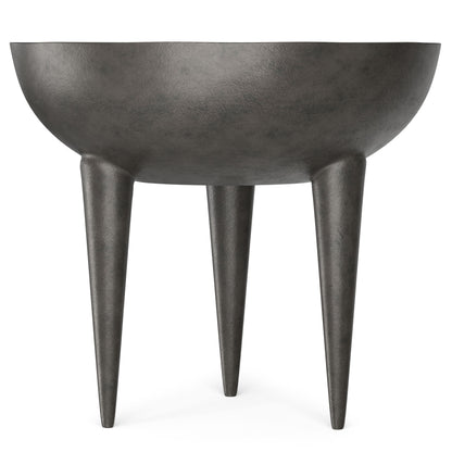 Otto - Cast Aluminum Side Table - Black