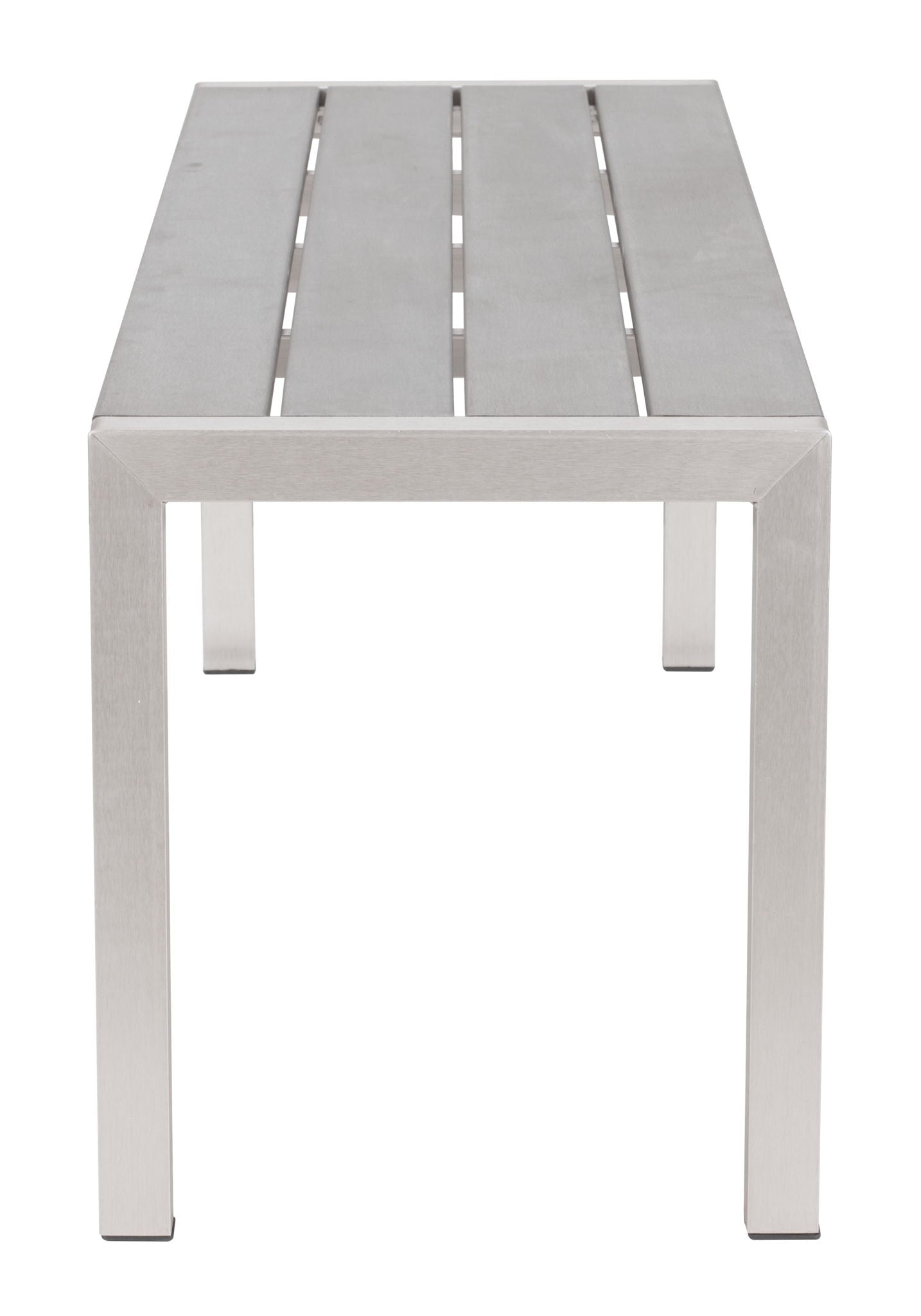 Metropolitan - Double Bench - Gray & Silver