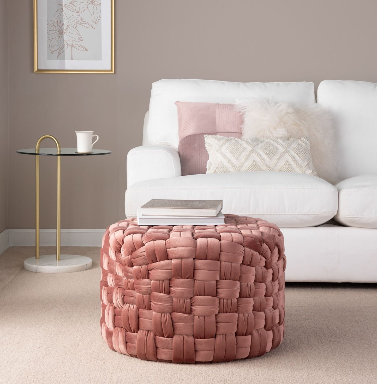 Braided - Versatile Round Ottoman