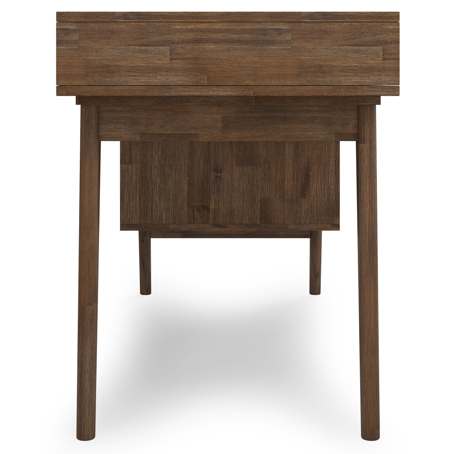 Clarkson - Desk With Side Drawers - Rustic Natural Aged Brown