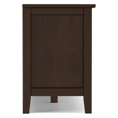 Warm Shaker - TV Media Stand Handcrafted - Tobacco Brown