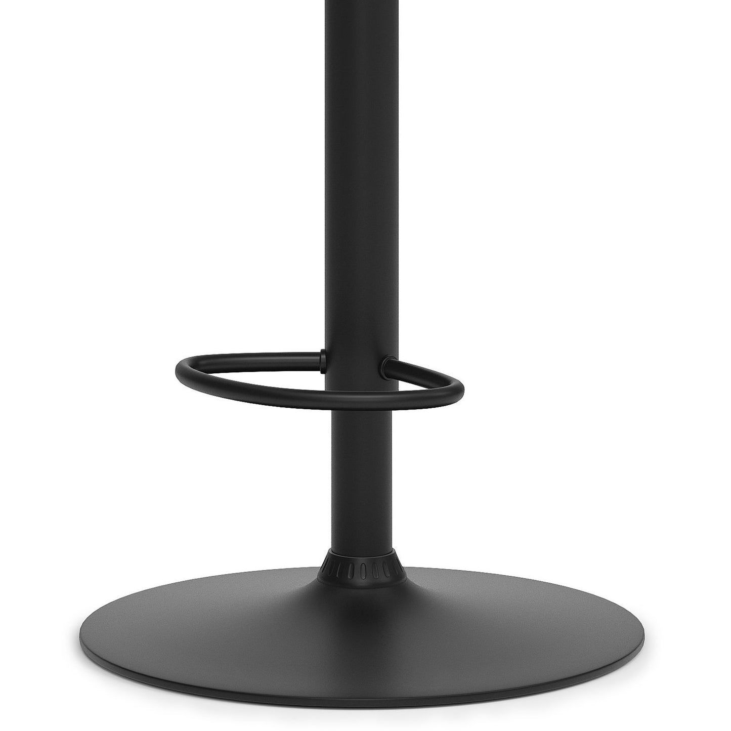 Archer - Bentwood Adjustable Swivel Bar Stool - Black