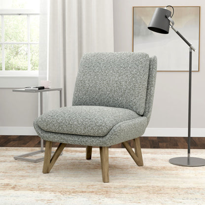 Armless Accent Chair - Gray