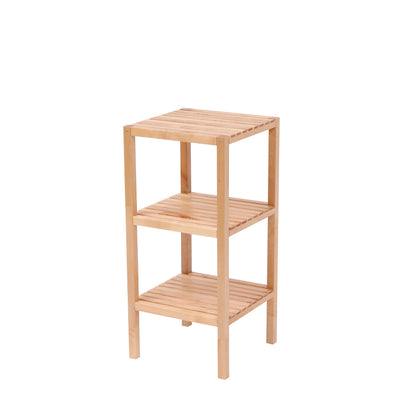 Birch Bathroom Shelf, Narrow Shelving Unit, Multifunctional Storage Rack, Corner Rack, For Kitchen, Living Room, Bedroom, Entryway, Bathroom