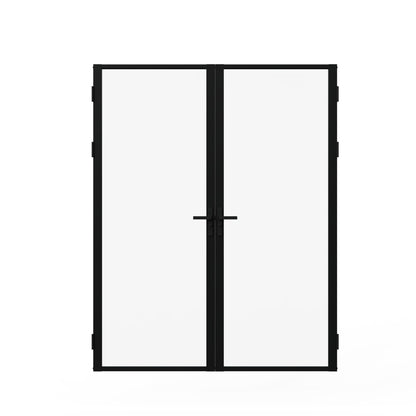 Door Slab Frame Door For Closet Pantry - Black