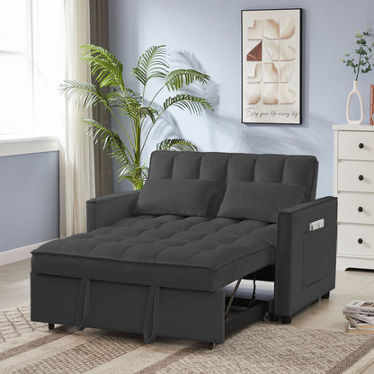 Velvet Loveseat Sofa Bed