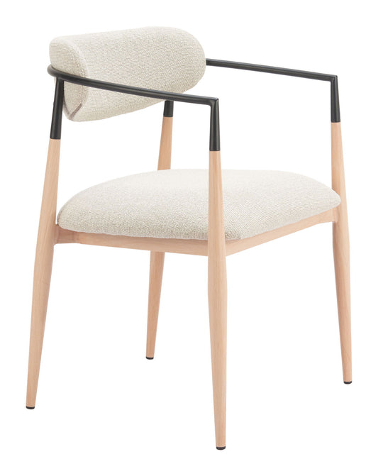 Equinox - Dining Chair - Oyster Gray / Natural