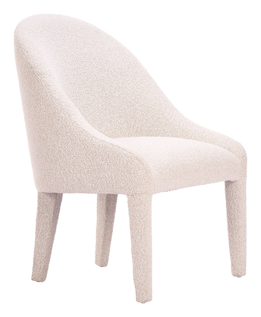 Domo - Dining Chair - White / Ivory