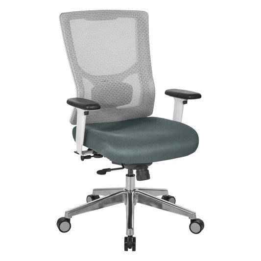 ProGrid¨ White Mesh Mid Back Chair