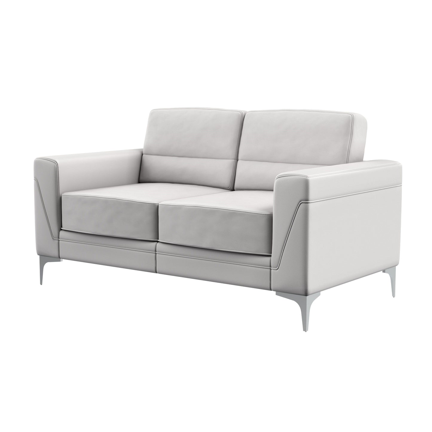 Creta - Loveseat - Light Gray