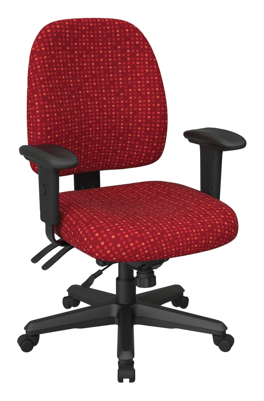 Ergonomics Chair in Fine Tune Ruby