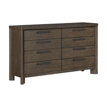 8 Drawer Dresser - Dark Oak