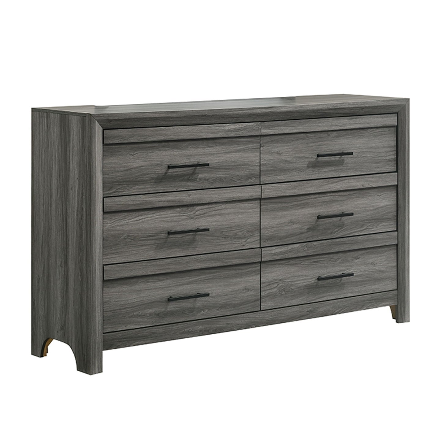 Denver - 6 Drawer Dresser - Gray