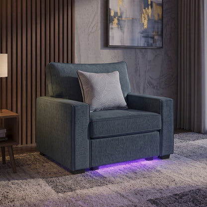 Rita - Accent Chair With LED Underlighting
