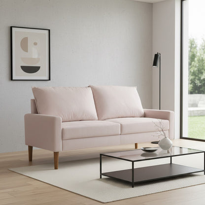 Upholstered Sofa, 3 Seater Couch For Living Room