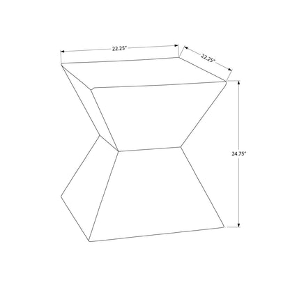 Contemporary Accent Table For Indoor Or Outdoor Use
